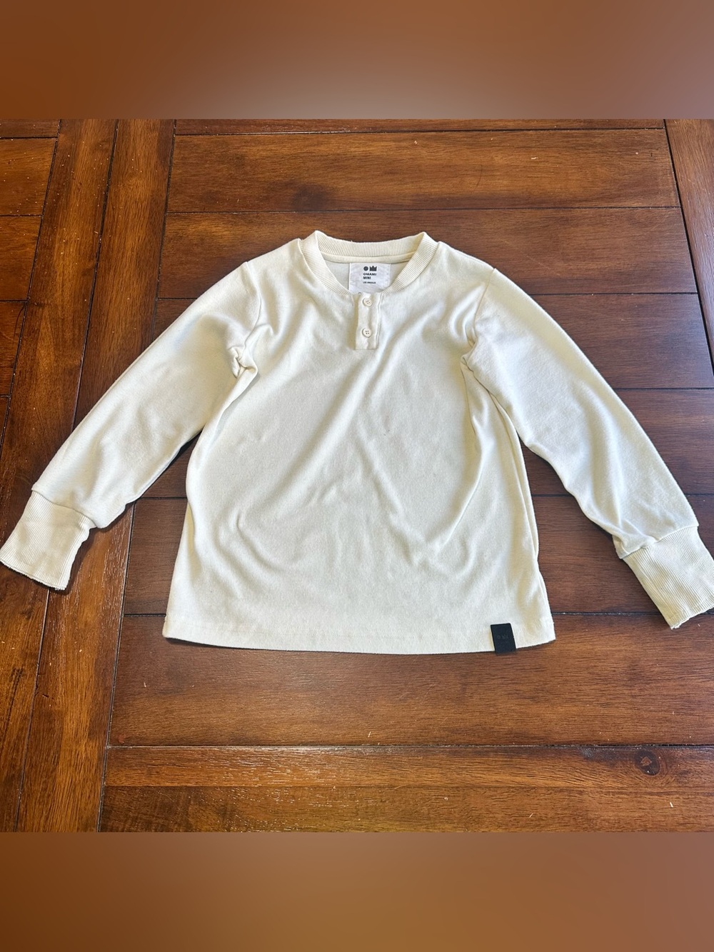 Boys Omami Mini Off-White Shirt | Size 6